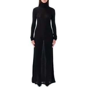 THE GARMENT Women's Black Long Sleeve Turtleneck Maxi Dress Women BLACK Dresses